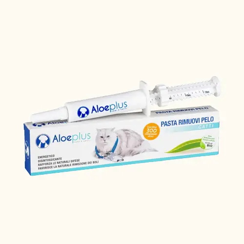 PÂTE ORALE ANTI-BOULES DE POILS - CHAT AloéPlus