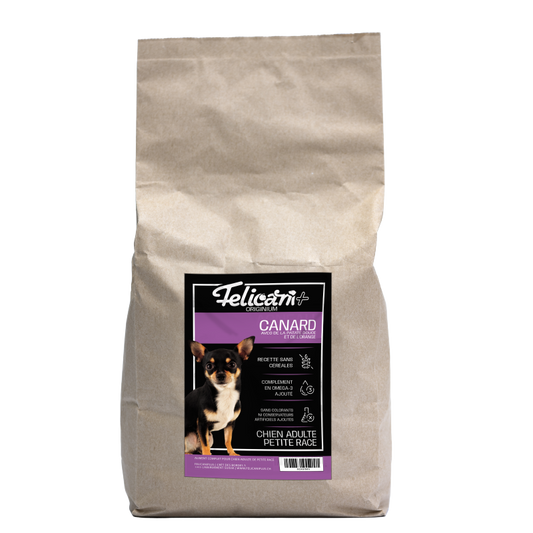 *** CHIEN PETITE RACE, SANTÉ PEAU & PELAGE, CANARD