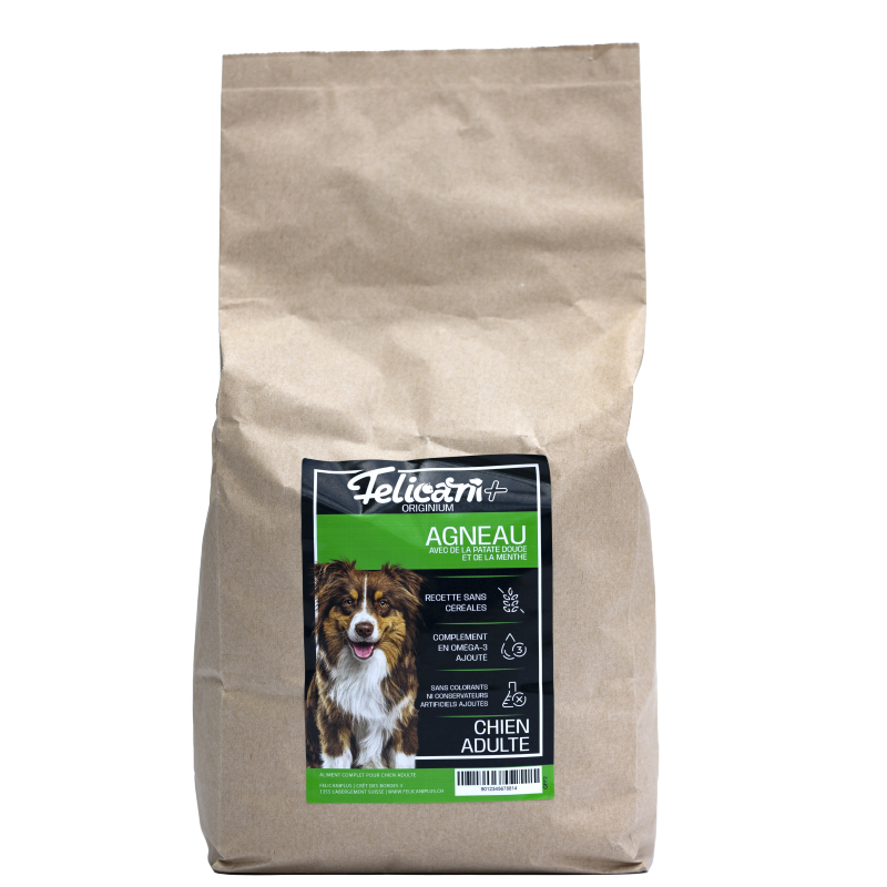 ** CHIEN ADULTE, SANTÉ DIGESTIVE, AGNEAU 12kg