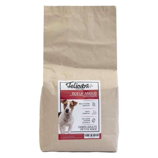 *** CHIEN PETITE RACE, SANTÉ DIGESTIVE, BOEUF ANGUS - 6kg