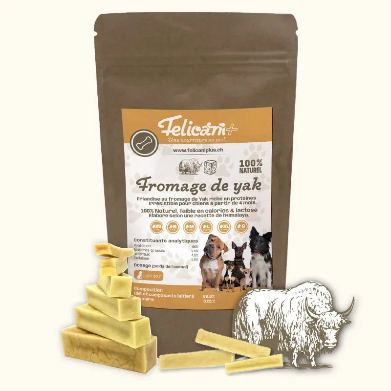 FROMAGE DE YAK - CHIEN - Santé dentaire Felicani+